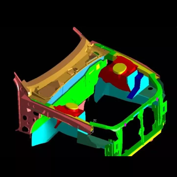 แม่พิมพ์ปั๊มชิ้นส่วนห้องเครื่องยนต์ยานยนต์