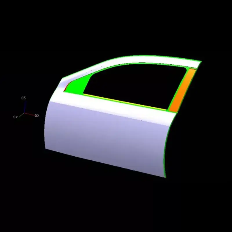 แม่พิมพ์ปั๊มแผงด้านนอกประตูหน้าซ้ายของยานยนต์