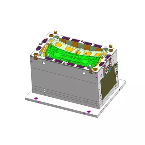 แม่พิมพ์ฉีดแผงปิดท้ายรถกระบะด้านหลังรถยนต์
