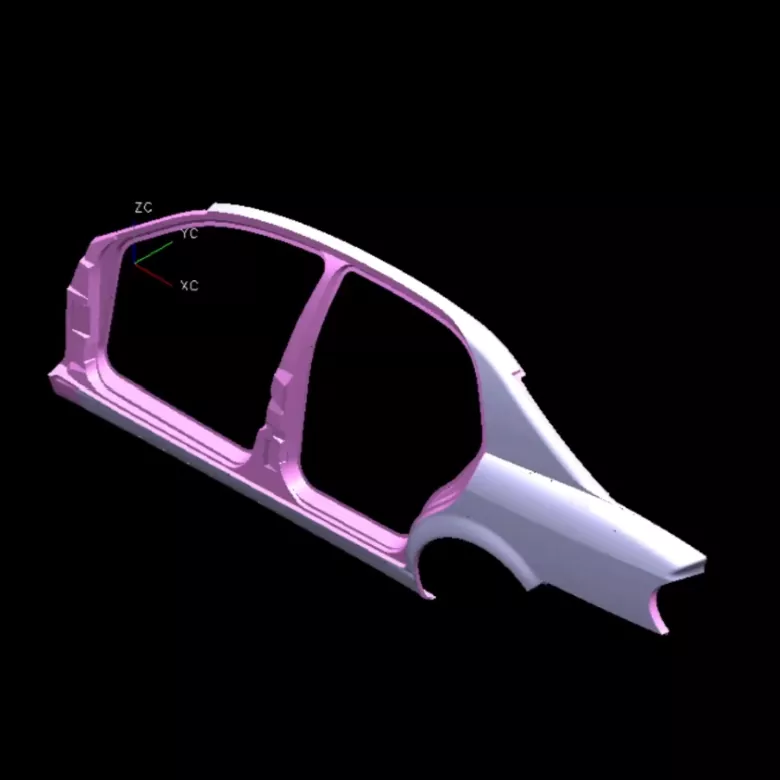 แม่พิมพ์ปั๊มแผงด้านขวาของยานยนต์