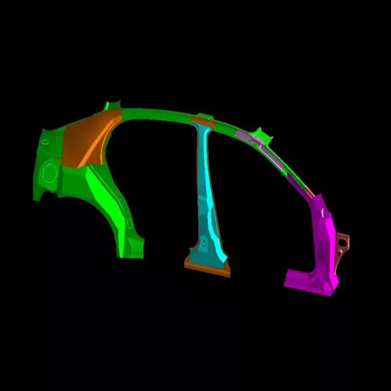 แม่พิมพ์ปั๊มชิ้นส่วนภายในแผงด้านข้างยานยนต์