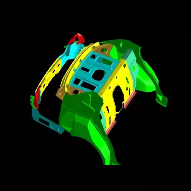 แม่พิมพ์ปั๊มประกอบลำตัวยานยนต์